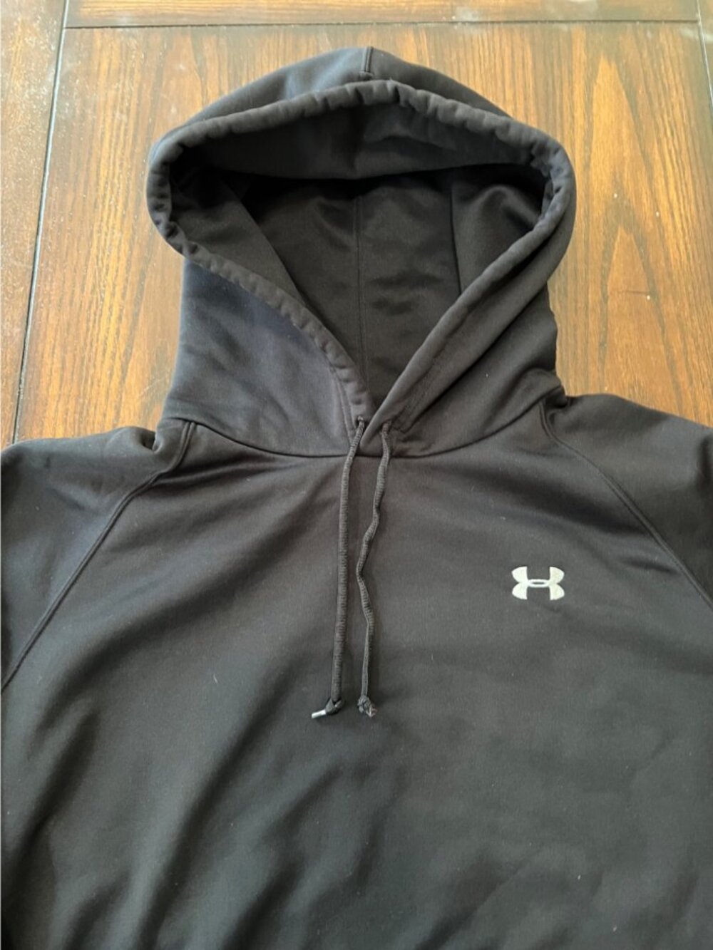 Under Armour Womens Black Hoodie Sweatshirt Athletic Athleisure Medium - Picture 2 of 7